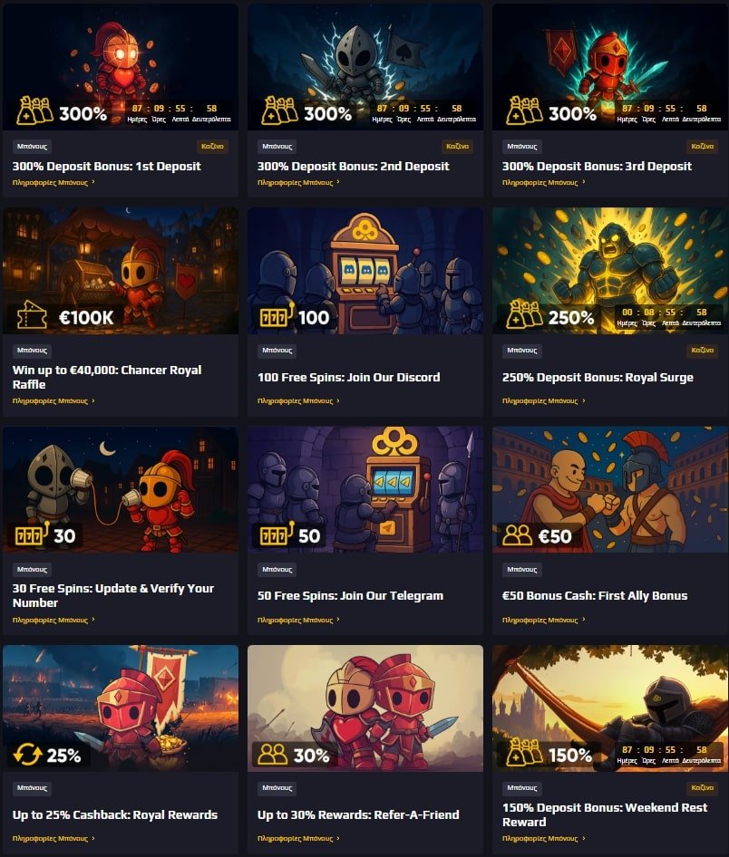 Προσφορές Chancer Casino