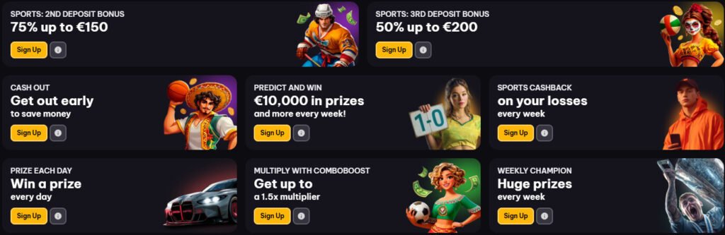 Spinmacho Sportsbook Promotions